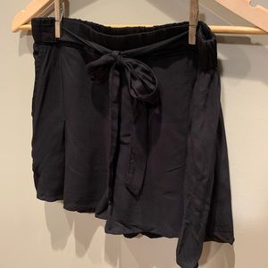 3/$25 black flowy/ soft shorts
